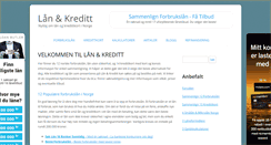 Desktop Screenshot of lanogkreditt.com